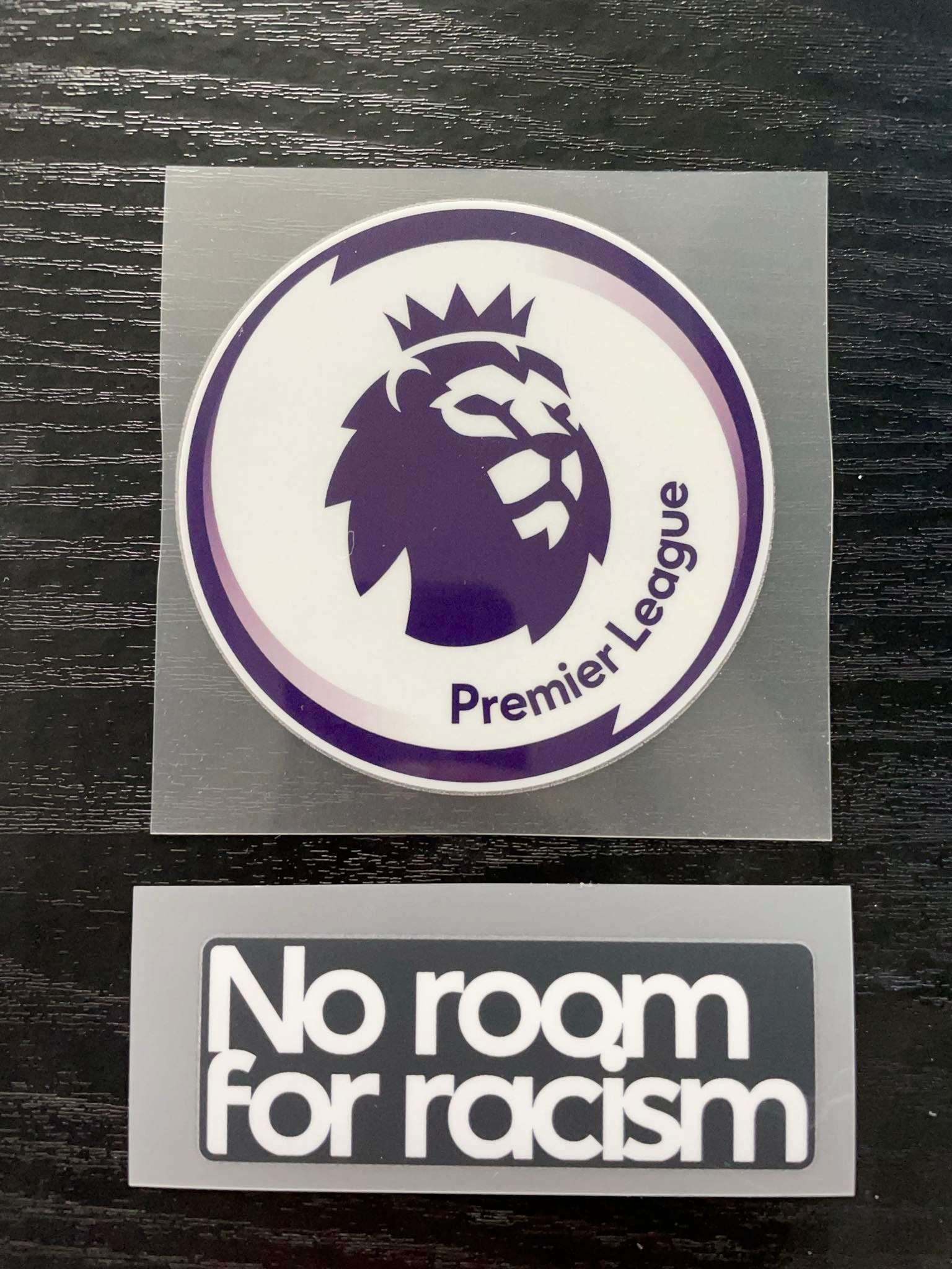 Premier League 'No Room For Racism' Patch – Easy Iron On – 2023/2024 Season – Fits Adult Kits